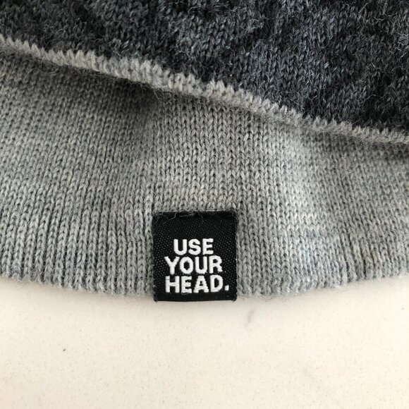 Ambler Outdoor Activewear Casual 100% Merino Wool Hat Whimsical Print Gry Sz OS - Picture 4 of 5